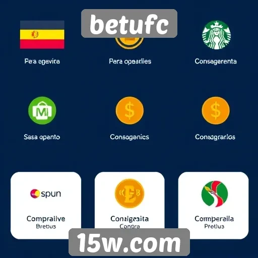 Exploração das opções de pagamento disponíveis no betufc